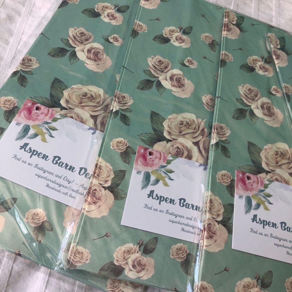 Paper Floral Bags - Picture 2 of 3